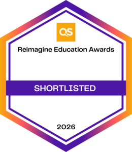 QS Reimagine Education Awards 2026 Shortlisted -merkki