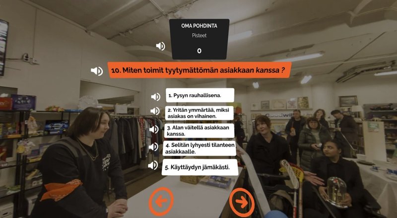 UFO-hankkeessa luotiin virtuaalinen ohjausympäristö