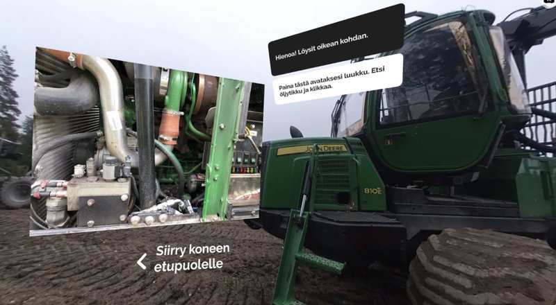 Virtuaalinen metsänhoito Riveriassa